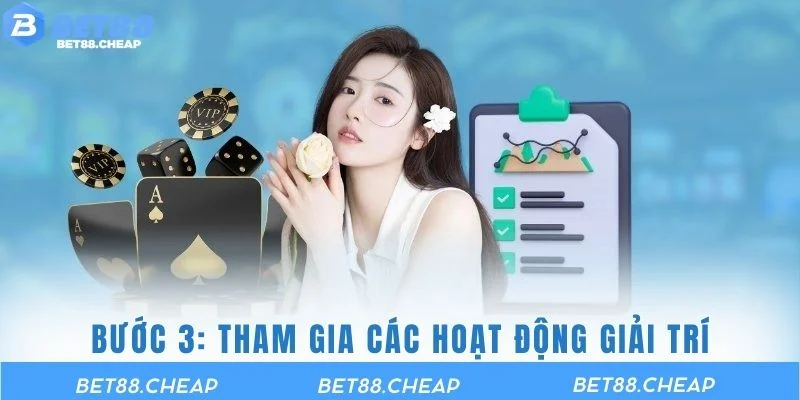 Tham gia các hoạt động giải trí