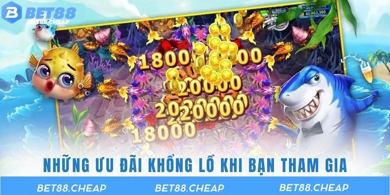 Những ưu đãi khổng lồ khi bạn tham gia bắn cá Jili